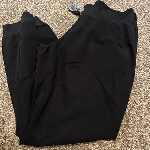 Figs Medium Tall Black Joggers